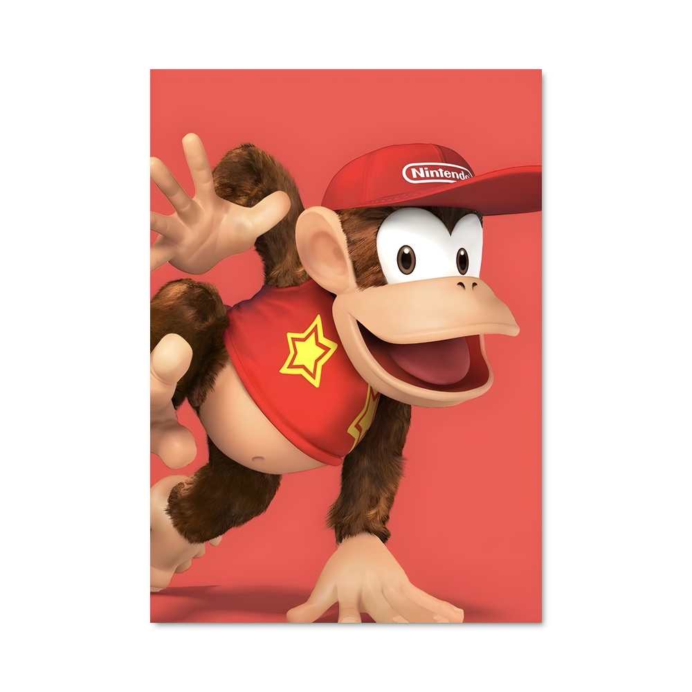Poster Diddy kong – affiche Mario